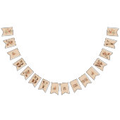 Boho Floral op romig ivoor Baby shower Vlaggetjes (Alle)