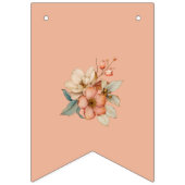 Boho Floral op Roze Baby shower Vlaggetjes (Derde vlag)