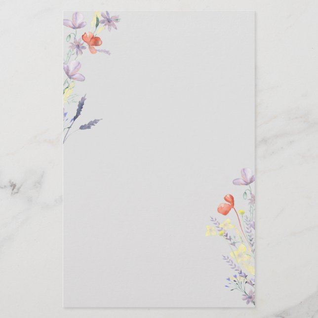 Boho Floral over of onder vrijgezellenfeest (Achterkant)