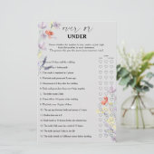 Boho Floral over of onder vrijgezellenfeest (Staand voorkant)