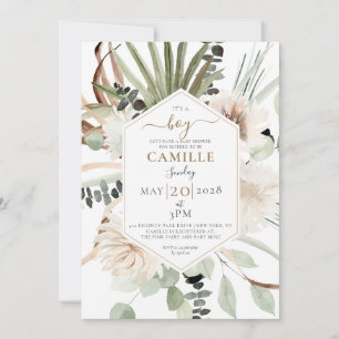 Boho Floral Palmetto Leaves eucalyptus Kaart