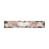 BOHO Floral Pampas Grass Waterverf Greenery Wood Uitnodigingen Wikkel (Vlak)