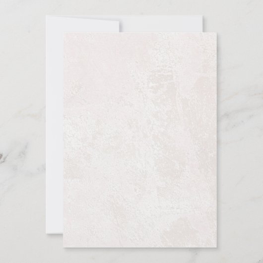 BOHO Floral Pampas Pink Waterverf Wreate Kaart (Achterkant)