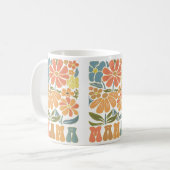 Boho Floral Pastel MAMA Gift Koffiemok (Voorkant links)