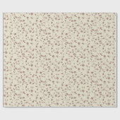 Boho Floral Pattern Cadeaupapier (Vlak)