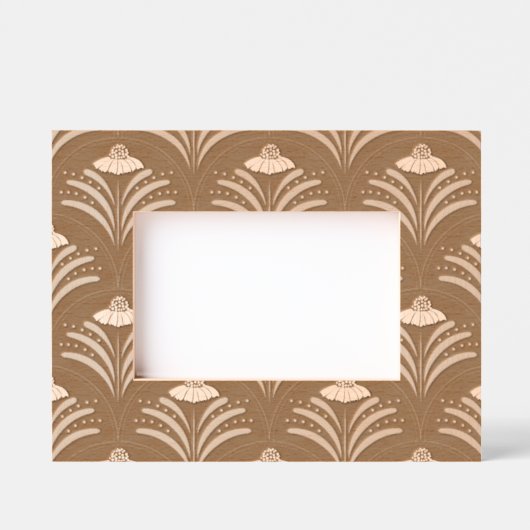 Boho Floral Pattern Gegraveerde Lijstjes (Voorkant)