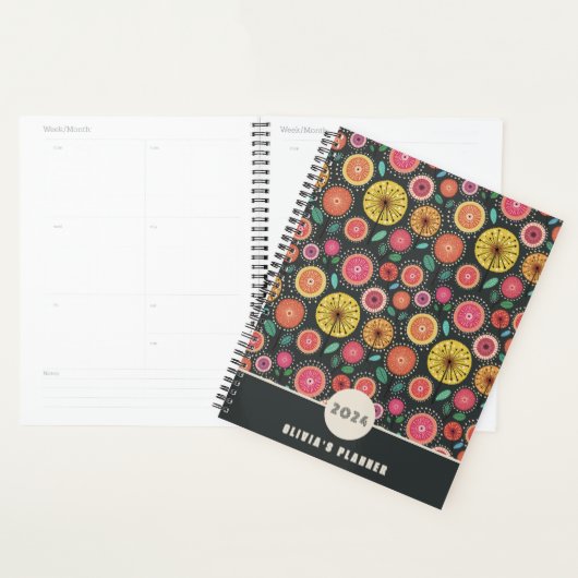 Boho Floral Pattern Planner (Display)