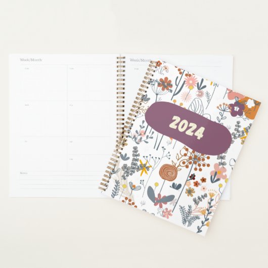 Boho Floral Pattern Planner (Display)