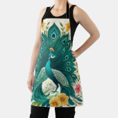 Boho Floral Peacock Schort (Insitu)
