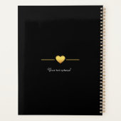 Boho Floral Personalisierbar Foto Hochzeit Planner (Achterkant)