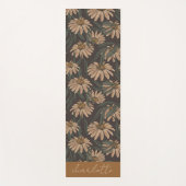 Boho Floral Personalized Yogamat (Voorkant)