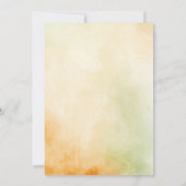 Boho Floral Petals en Prosecco Vrijgezellenfeest Kaart (Achterkant)