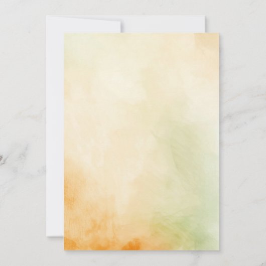 Boho Floral Petals en Prosecco Vrijgezellenfeest Kaart (Achterkant)