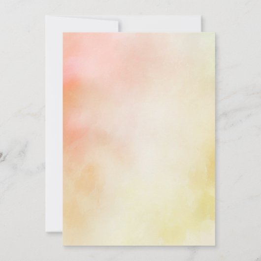 Boho Floral Petals en Prosecco Vrijgezellenfeest Kaart (Achterkant)