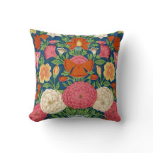 Boho Floral Pillow