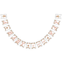 Boho Floral Pink Letters op wit Baby shower