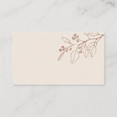 Boho Floral Place cards Plaatskaartje (Achterkant)