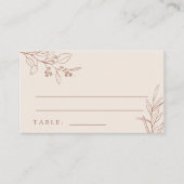 Boho Floral Place cards Plaatskaartje (Voorkant)