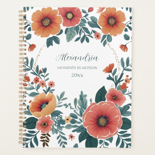 Boho Floral  Planner (Voorkant)
