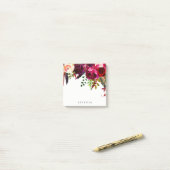 Boho Floral Post-it® Notes (Op bureau)