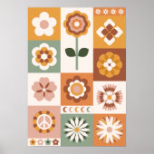 Boho Floral Poster (Voorkant)