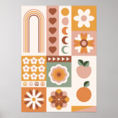 Boho Floral Poster (Voorkant)