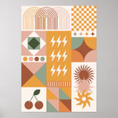 Boho Floral Poster (Voorkant)