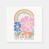 Boho Floral Quotes  Servet (Voorkant)