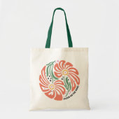 Boho Floral Quotes Tote Bag (Voorkant)