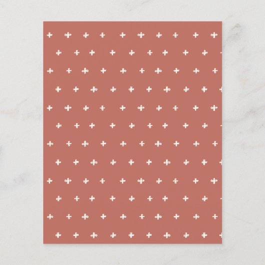 Boho Floral Rainbow Any Age Birthday Budget Uitnod Flyer (Achterkant)