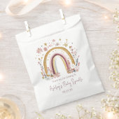 Boho Floral Rainbow Baby Sprinkle Bedankt Bedankzakje (Geknipt)