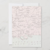 Boho Floral Reizen Vrijgezellenfeest Dank u kaart (Achterkant)