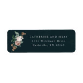 Boho floral Return Label (Voorkant)