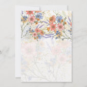 Boho Floral RSVP Kaart (Achterkant)