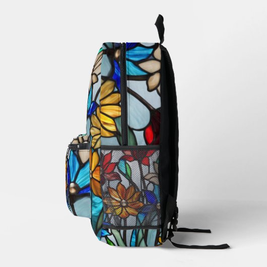 Boho Floral Rugzak Bloem Print Boekentas (Rechts)