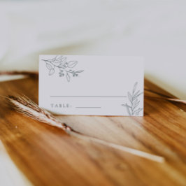 Boho Floral Sage Green Place cards Plaatskaartje