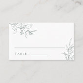 Boho Floral Sage Green Place cards Plaatskaartje (Voorkant)
