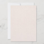 Boho Floral Save the Date Card Kaart (Achterkant)