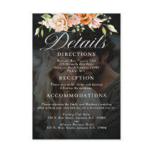 Boho Floral Sinaasappel en Blush Pink Wedding