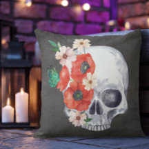 Boho Floral Skull