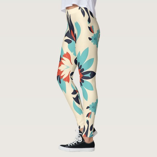  Boho Floral Star Pattern Leggings (Links)