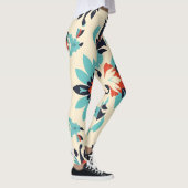  Boho Floral Star Pattern Leggings (Rechts)
