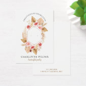 Boho Floral Stud die juwelen Visitekaartje (Bureau)