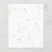 Boho Floral | Terracotta Bruiloft Save The Date (Achterkant)