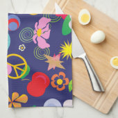Boho floral theedoek (Quarter Fold)