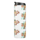 Boho Floral Thermosbeker (Geroteerd rechts)