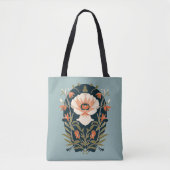 Boho Floral Tote Bag (Voorkant)