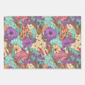  Boho Floral trouwdag Inpakpapier Vel (Voorkant)