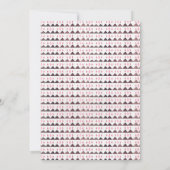 Boho Floral Twin Girls Baby shower Invitation Kaart (Achterkant)