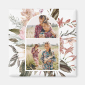 Boho Floral Two Photo Magnet (Voorkant)